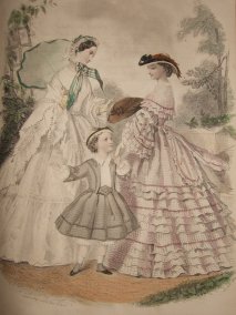 châle en mousseline de 1859-60