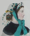 chapeau velours noir