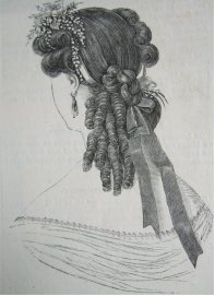 coiffure chignon et coques