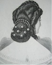 chignon avec résille