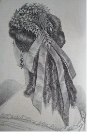 coiffure chignon bouclé