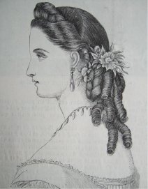 coiffure impériale ou "diadème"