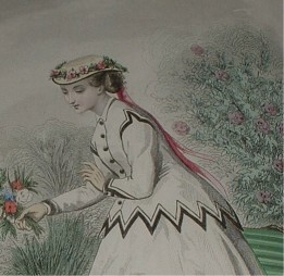 joli chapeau orné de fleurs