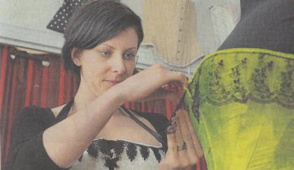 l'artiste au travail !