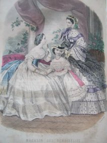 pointe en dentelle de 1860