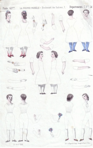 poupée à découper et habiller