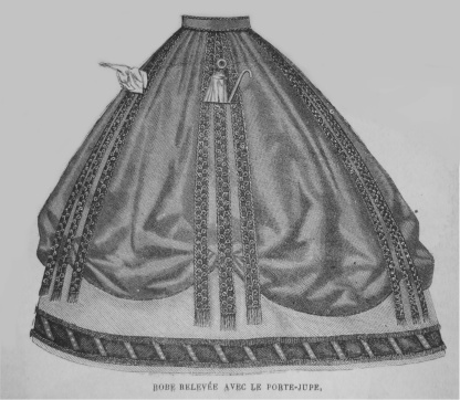 robe avec porte-jupe